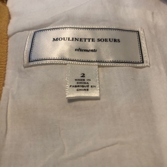 white yellow striped sundress- Moulinette Souers - Picture 3 of 3